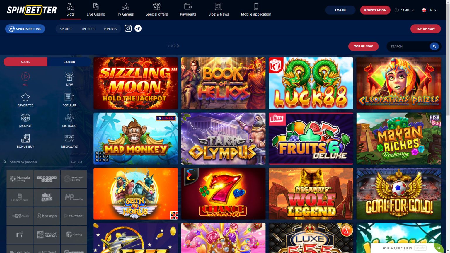 Spinbetter Casino Review – Deposit from $/€1 and get a Bonus